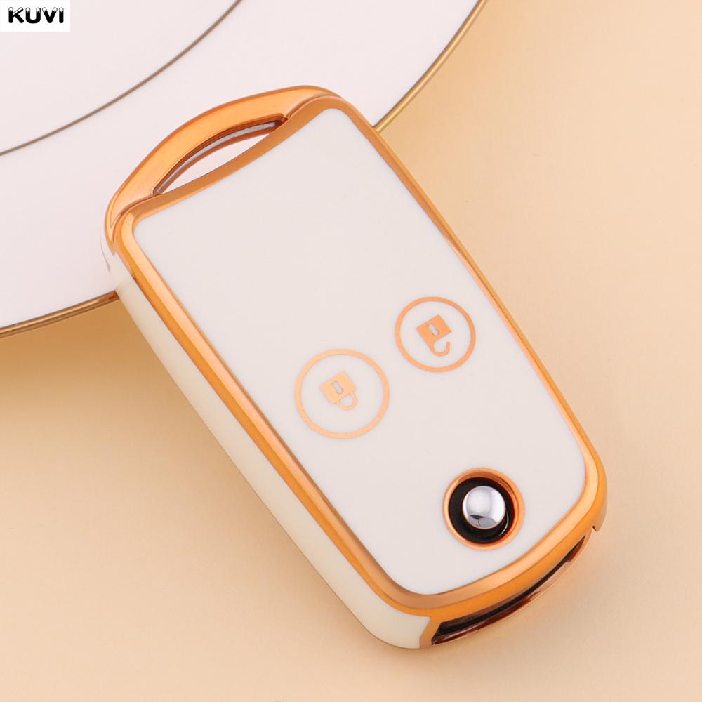 2 3 Buttons Tpu Car Key Case Cover Flip Remote Control Fob Protector Skin For Honda Acura Accord Cr-V Civic Jazz Cr-Z 2011 2012