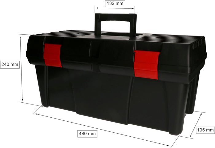 50 Cm Toolbox with Removable Compartment - KOTARBAU®