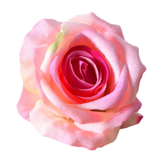 Artificial Rose Flower Heads 2.3" Fake Silk Rose Heads for Wedding Centerpieces Bridal Bouquets DIY Floral Crafts