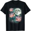 3 Moon-Deng _ Baby Hippo Meme Funny Cute Hippopotamus Animal T-Shirt