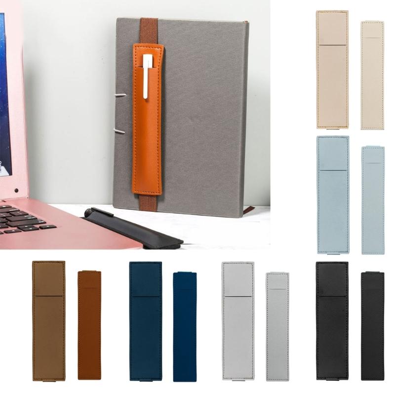 2Pcs Elastic Band Pencils Case for Hardcover Notebook PU Pencil Pouches Pen Organiser for Hardcover Journal Planner