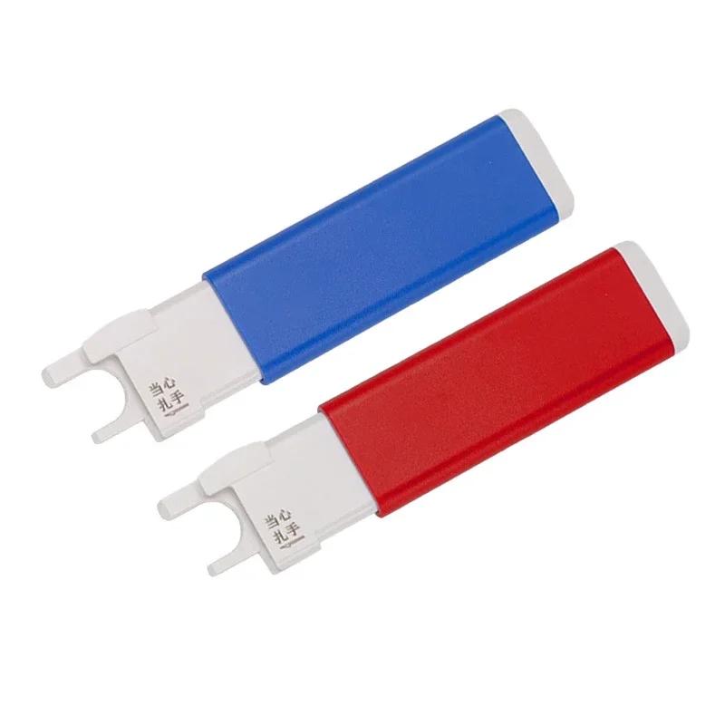 Self Threader Handheld Automatic Needle Threader Magnetic Needle Inserter Quick-Looping Sewing Loop Needle Threader for Elderly