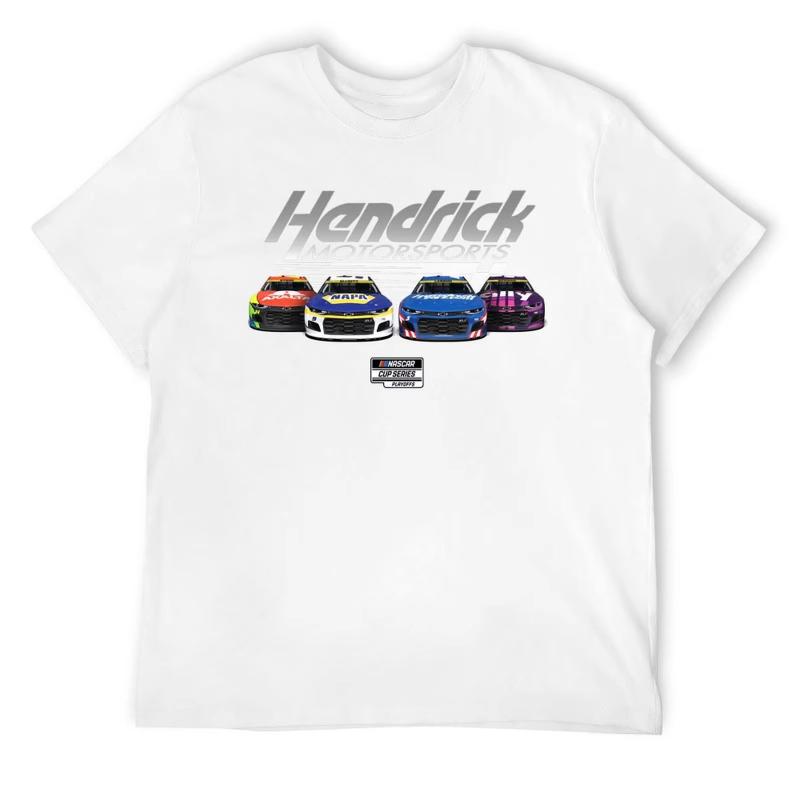 Hendrik Racing Sports Print T-Shirt für Sommer und Herbst 2025 lockere und trendige Sportoberteile für Herren und Damen 2XL