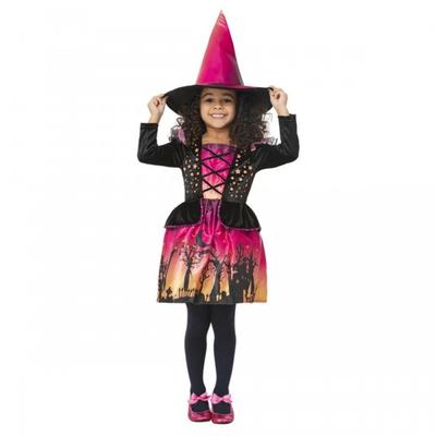 Girls Witch Sunset Costume Set