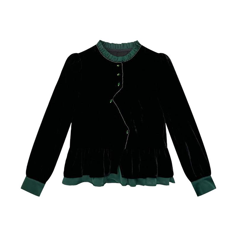 

Поддельная футболка из двух частей, женская зимняя, новая, темпераментная, повседневная и тонкая 3XL чёрный