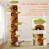 Forest Large Cat Tree with Sisal Scratching Pad Tall Cat Tree Tower Super Large Cat Tree Tower for Maine Coon Cats