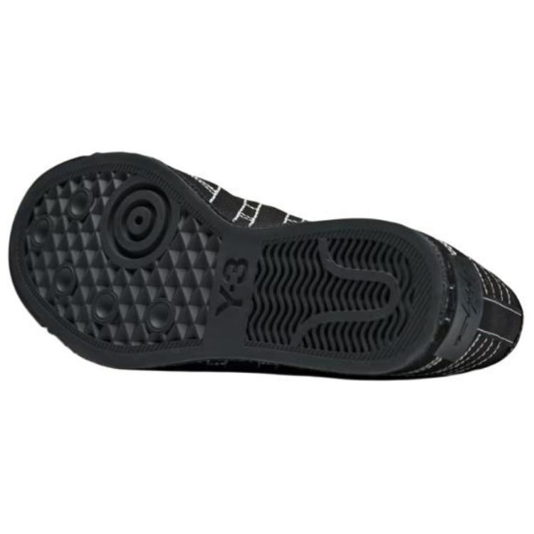 Y-3 Холщовые Модные Универсальные Низкие Кроссовки для Повседневной Носки Унисекс кроссовки Черные IF2041BLACK