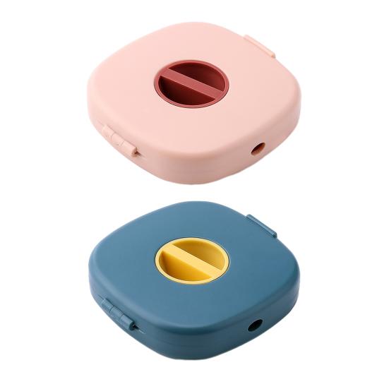 2Pcs 2 in 1 Cable Winder with Built-in Phone Hand Holder Compact Size Charging Cables Earphones USB Data Cables Organizer