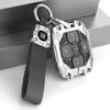 For Geely Zeekr 7X/001/X 007GT/009/MIX Keychain Leather Metal Key Holder Case Interior Key Shell Ring Car Accessories Pendant
