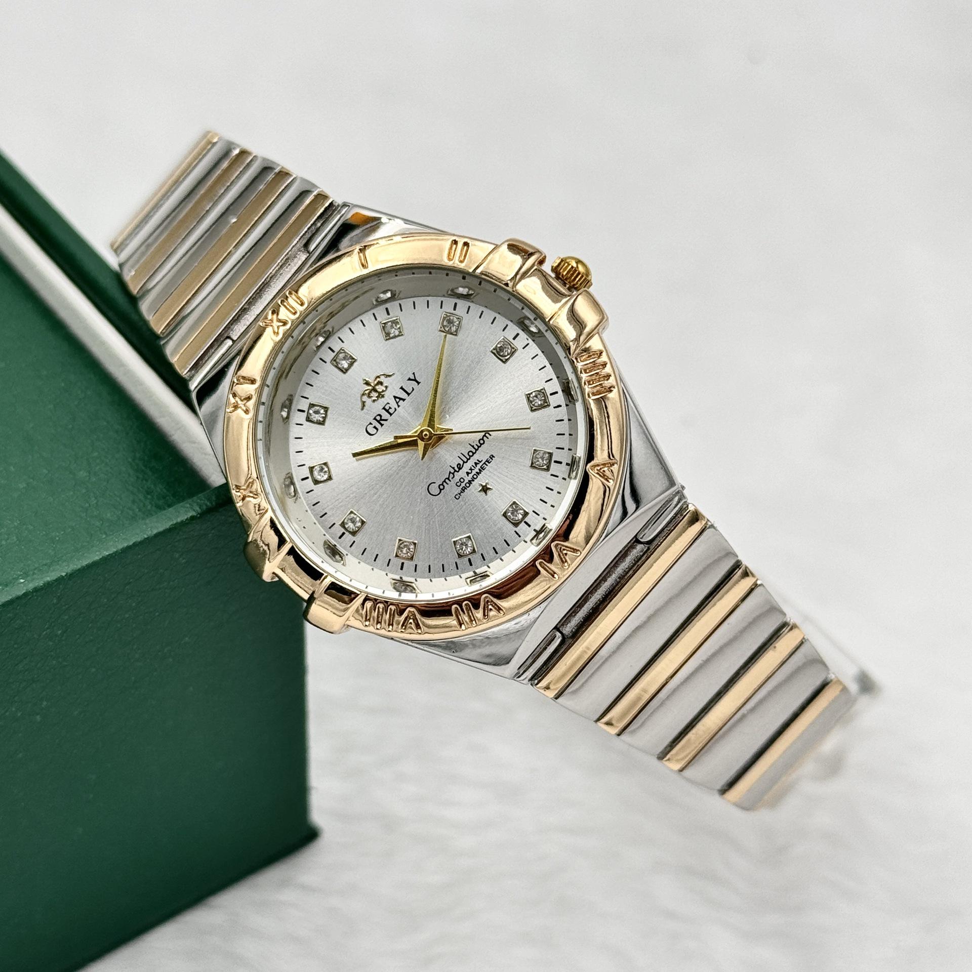 Waterproof Quartz Watches for Couples – Fashionable Customizable Men s and Women s Timepieces
