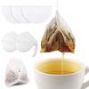 100Pcs 3D Ultra-Thin Corn Fiber Drawstring Sealing Tea Filter Bags,Disposable Empty Tea Infuser Bags for Loose Leaf Tea Pot Soup Coffee Braised Food