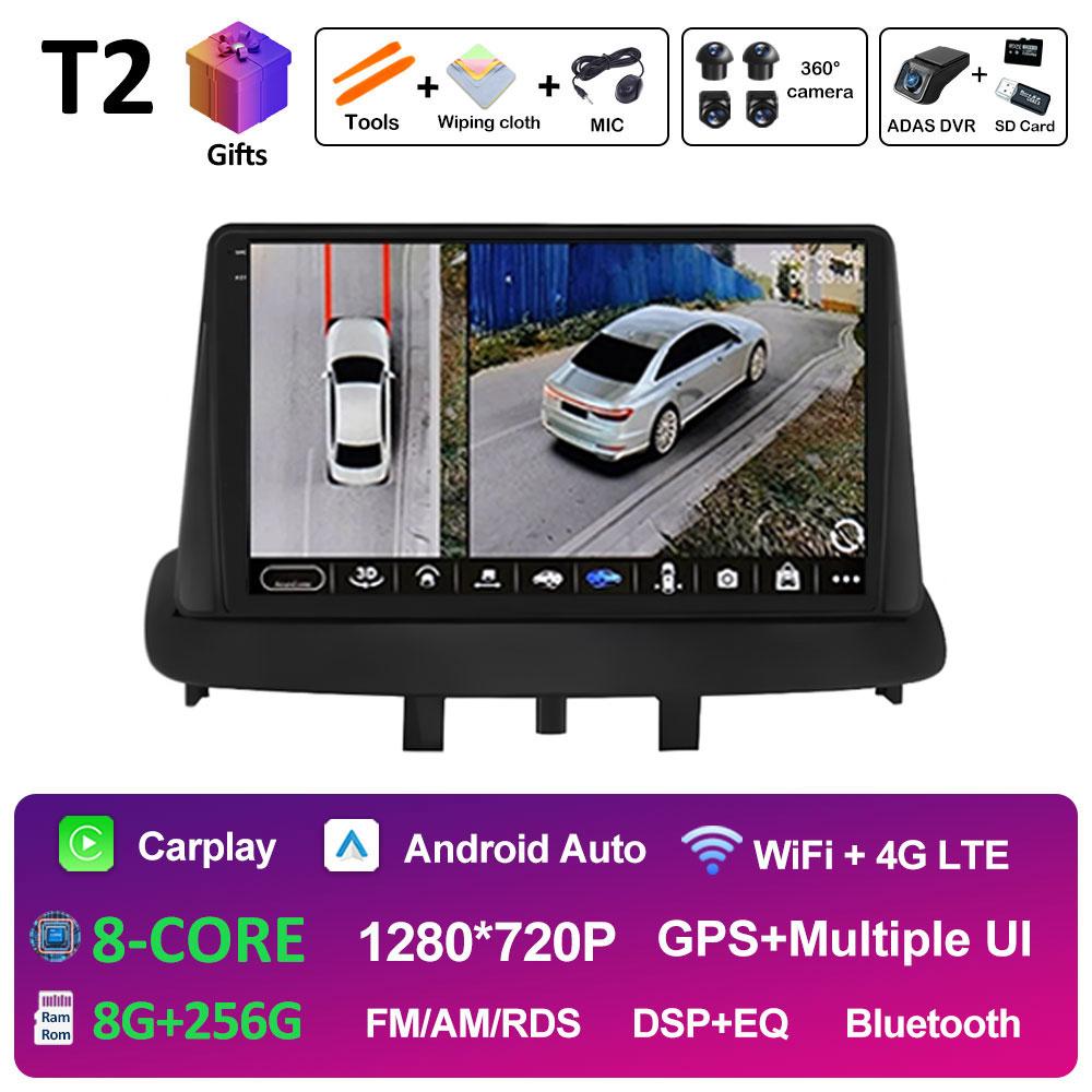 For Renault Megane 3 Fluence Samsung SM3 2008 2009 2010 - 2014 Androdi Auto Car Multimedia Video Radio Player Bluetooth WIFI 4G