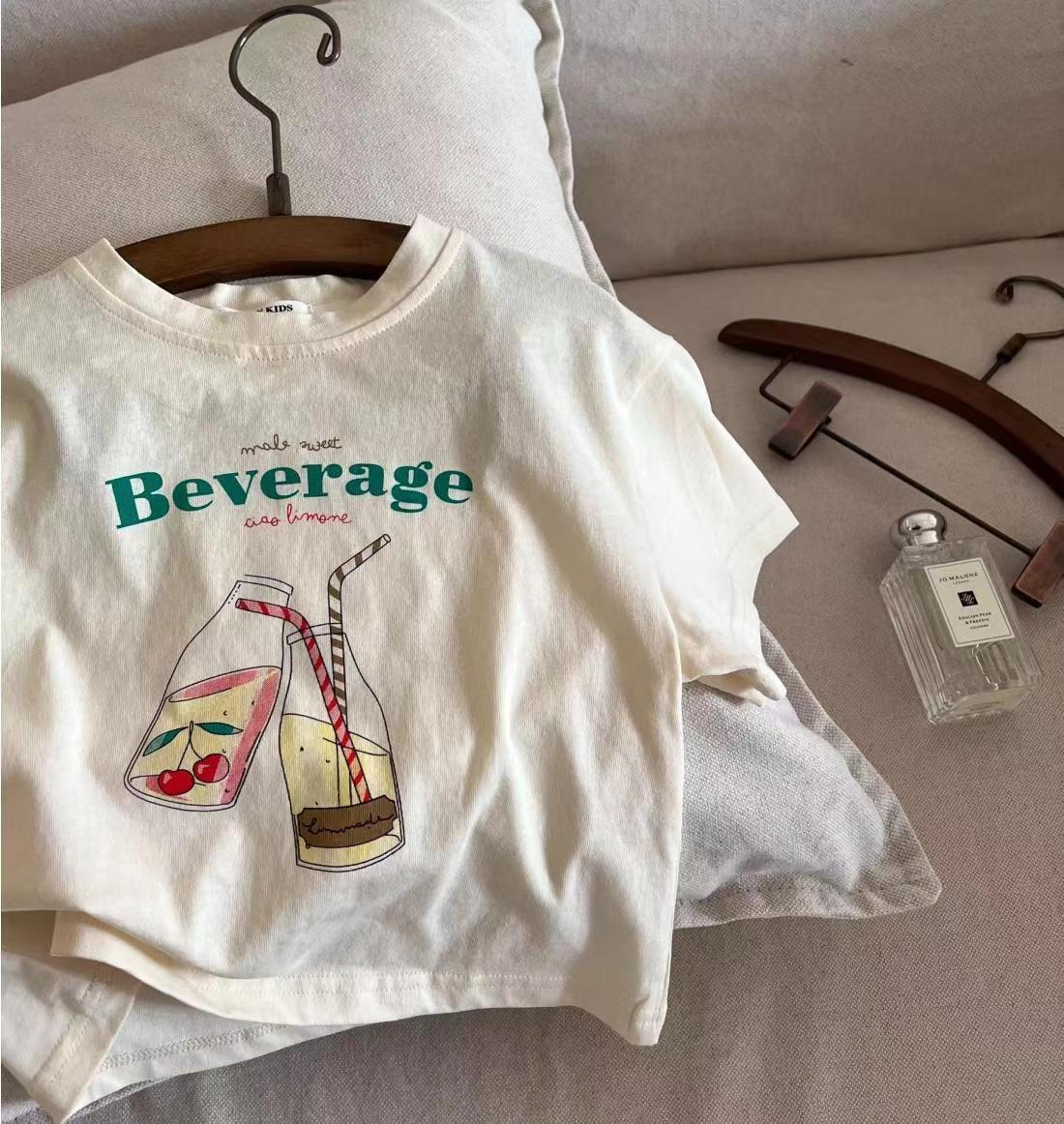 

Детские футболки из чистого хлопка с мультяшным принтом - Коллекция Лето 2024 для детей маленького и среднего возраста 100 cm