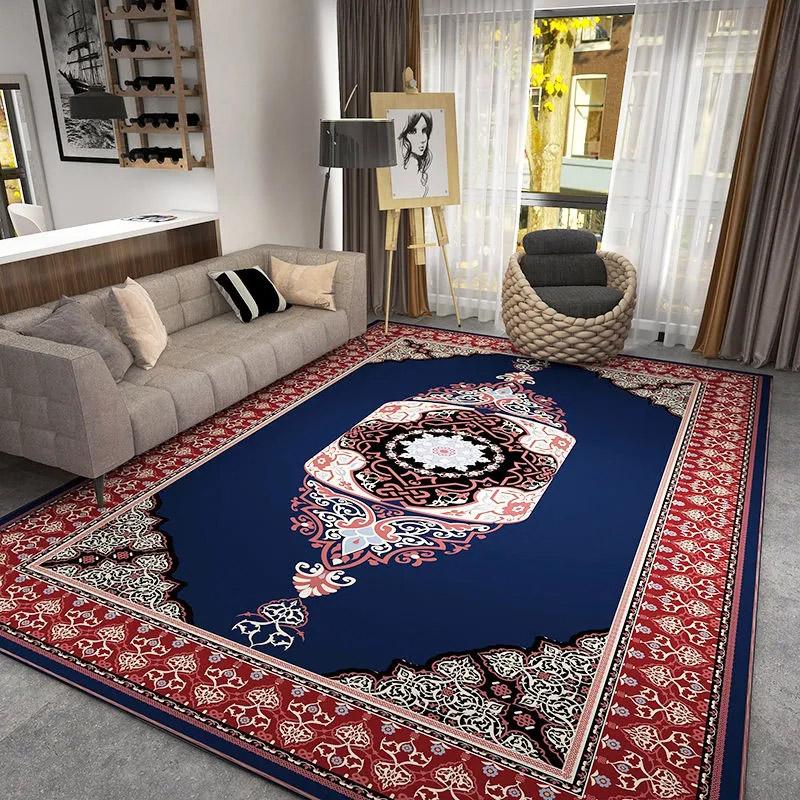 European Classical Carpet Living Room Sofa Blanket Ethnic Style Bedroom Bedside Cushion Room Full of Large Area Rug Personalized Persian Rug