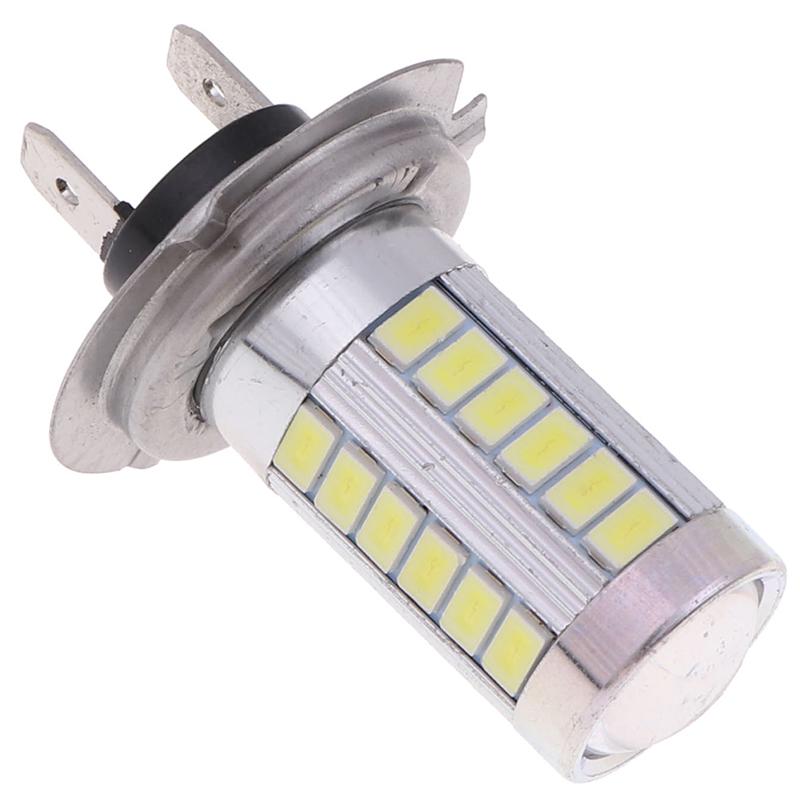 1Pc H7 5630Smd White 660Lm 33 Led Light Car Fog Head Light Driving Bulbs