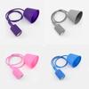 Silicone Pendant Light Socket With Control For Vintage Chandelier Decor