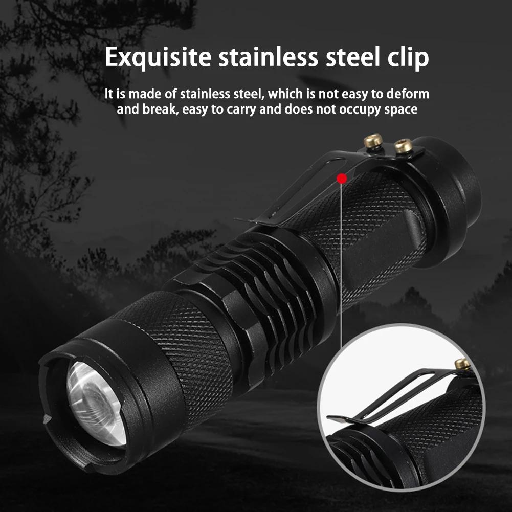 Lanterna LED UV 365/395nm Mini Lanterna Ultravioleta Portátil À Prova D'Água Zoomable Luz Violeta Detector de Escorpião de Urina de Animal de Estimação Lâmpada UV