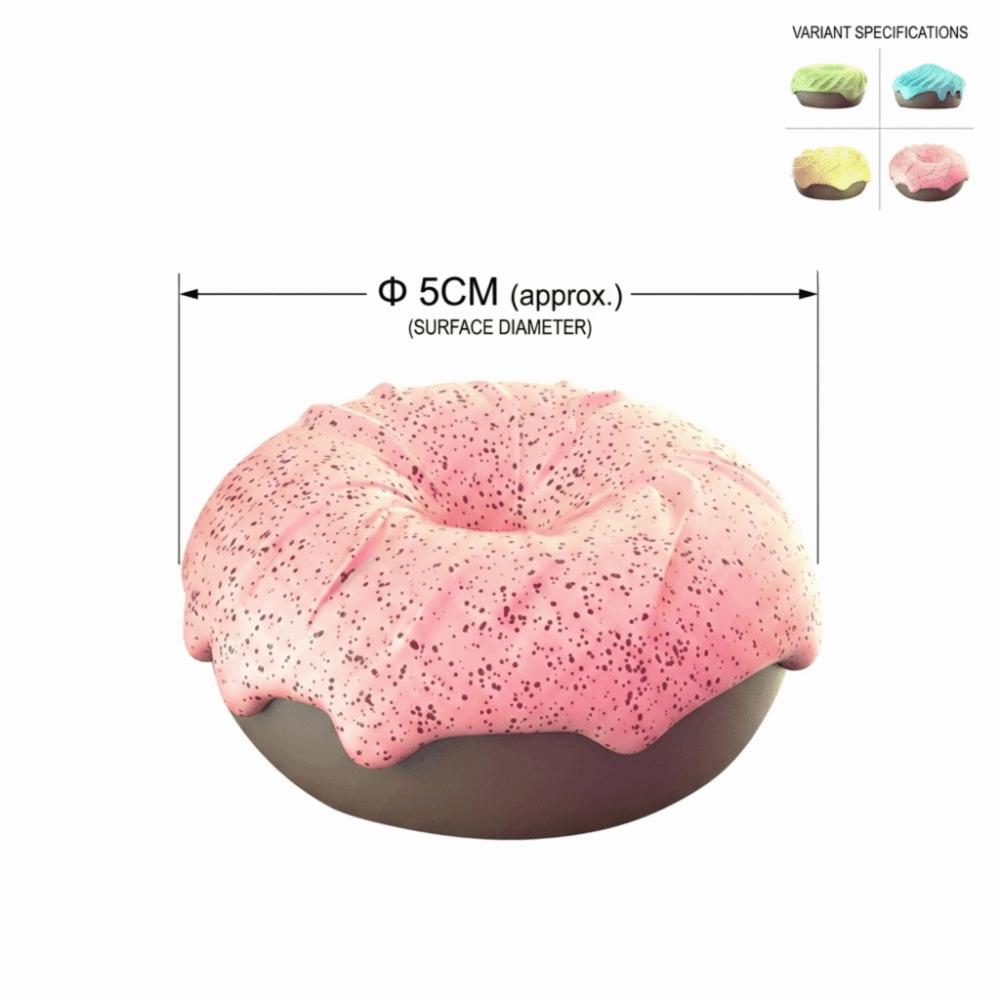 4pcs Donut Shaped Pet Deodorizer Light Fragrance Litter Box Odor Remover Pet Travel Carrier