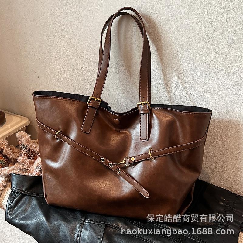 Tasche Damen 2025 neues Modell, beliebt dieses Jahr, große Kapazität, Tragetasche, lässig und vielseitig, Tasche für College-Studenten, Arbeitstasche