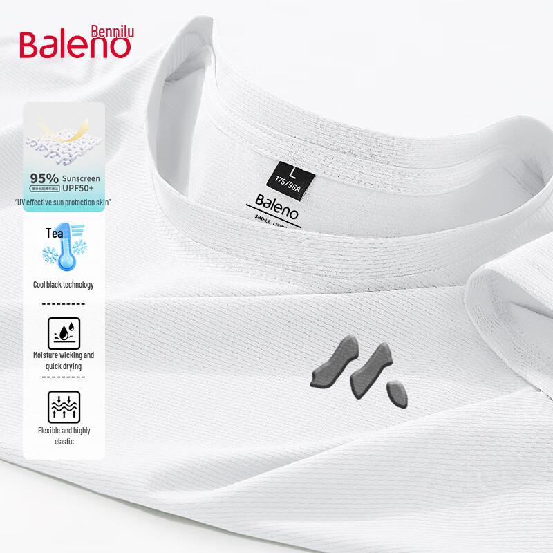 Baleno Men s UPF50+ Cooling Quick-Dry Short Sleeve T-Shirt M