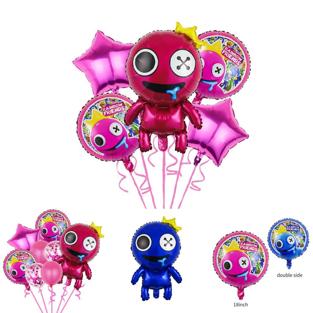 Roblox Rainbow Friends Reusable Ballons Xmas Birthday Party Prop Home Decorations