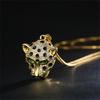 Classic Fashion Leopard Head Pendant Necklace Personality Hip Hop Animal Men and Women Jewelry Anniversary Party Birthday Gift