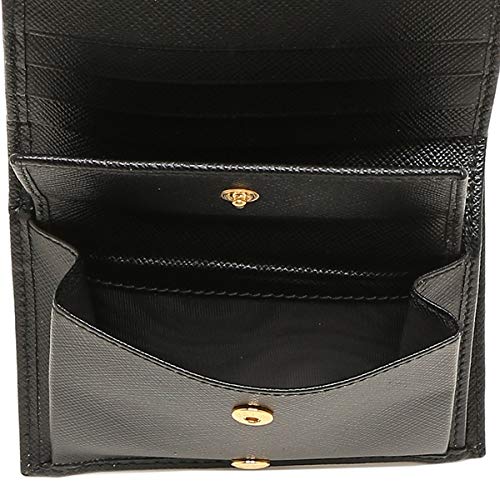 Prada Women's Folding Wallet 1MV204 QHH 002 Black [Parallel Import]