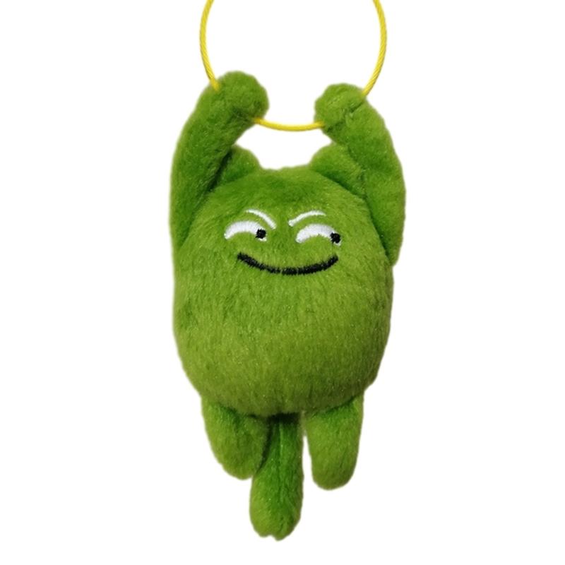 

Cute Cartoon Cat Phone Chain Keychain Handbag Decoration Y2K Jewelry Accessories зелений