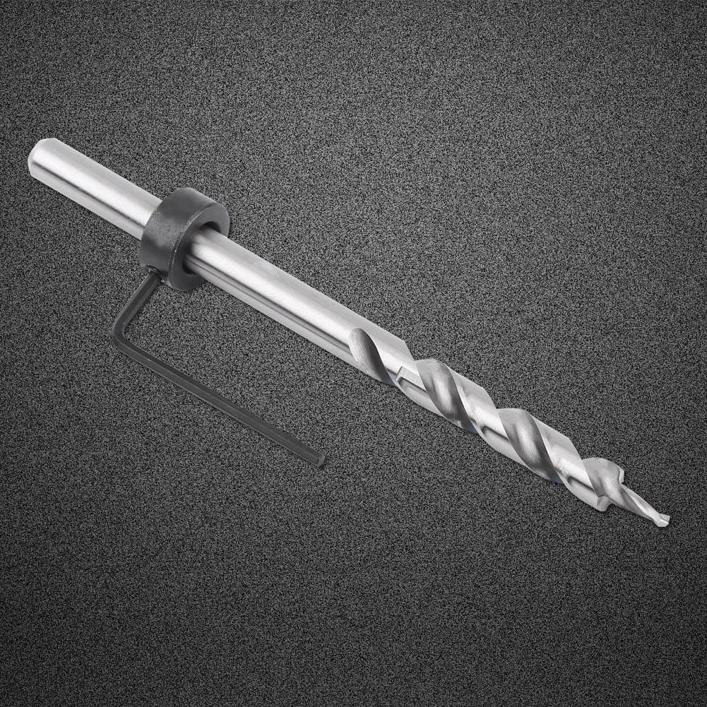 38" Zoll Lippen- und Zapfenbohrer Rundschaft mit einstellbarem Tiefenanschlag für Holzbearbeitung