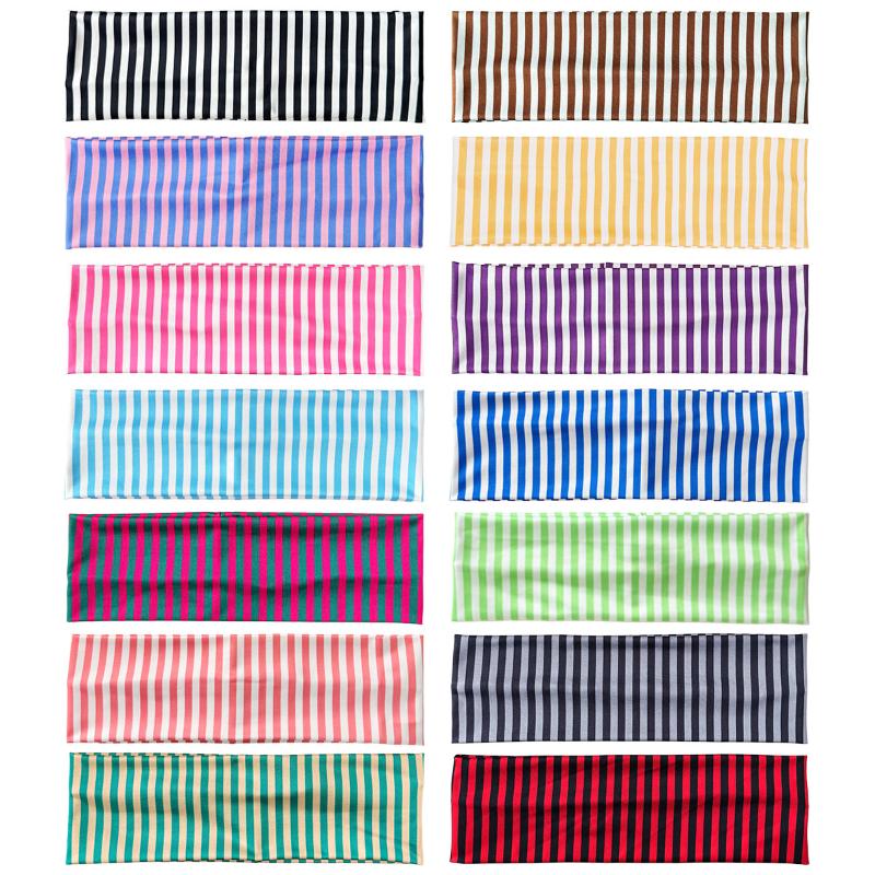 Stylish Women's Hair Bands Sweet Striped American Stretch for Sports Travel Fitness