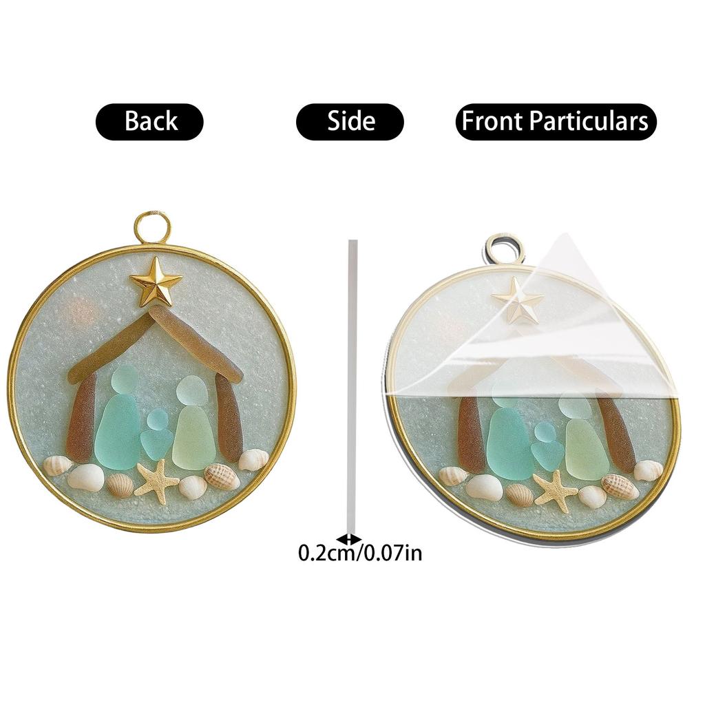 2D Flat Acrylic Christmas Tree Decoration Theme Home Decor And Room Decoration