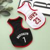 Pet Vest Round Neck Soft Comfortable Breathable Letter Print Summer Pet Cat Dog Sleeveless Clothes Daily Wear