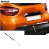 Styling Cover Stainless Steel Rear Door Bottom Tailgate Frame Plate Trim Lamp Trunk For Renault Captur 2015 2016 2017 2018