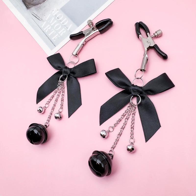 Bell Chain Nipple Clamps for Erotic Play and Sensual Flirting