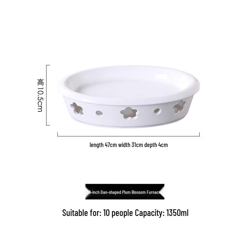 

Ceramic Alcohol/Candle Heated Chafing Dish