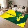 Custom Rug Norwich City Pattern Print Name Text Soft Non‑Slip Floor Carpet for Home Indoor Decoration