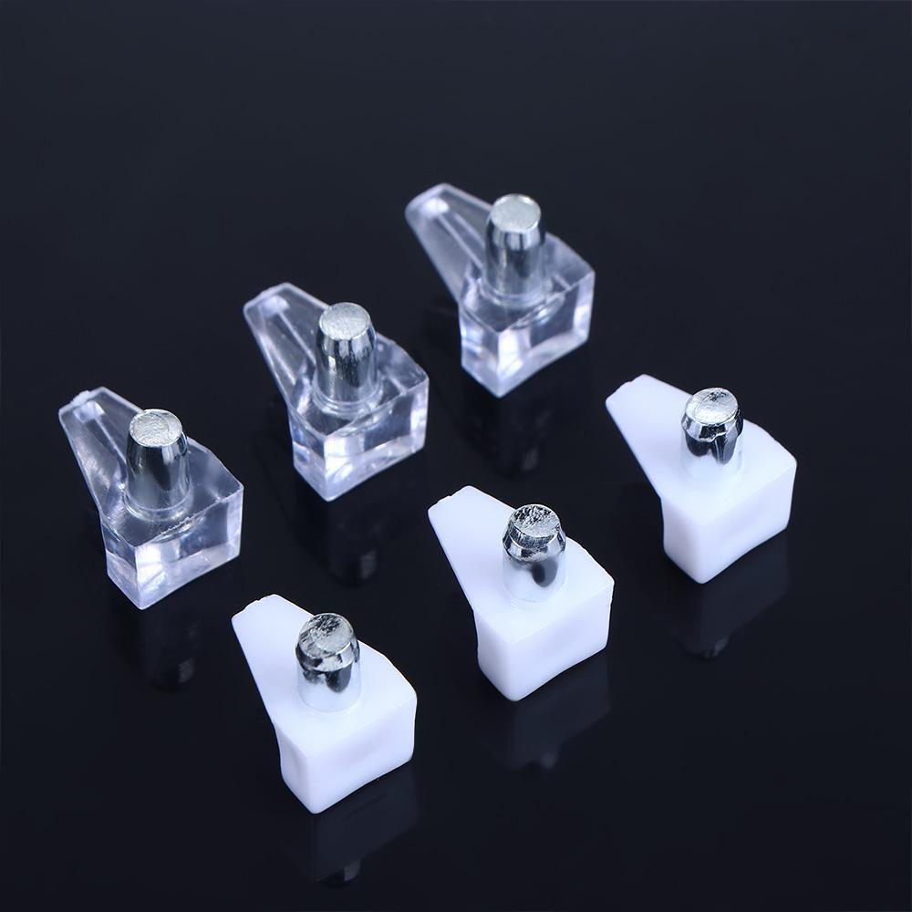 5mm Plastic Wooden Furniture With Metal Pin Fixed Cabinet Cupboard Shelf Studs Pegs Hardware Accessories Bracket Shelf Holder