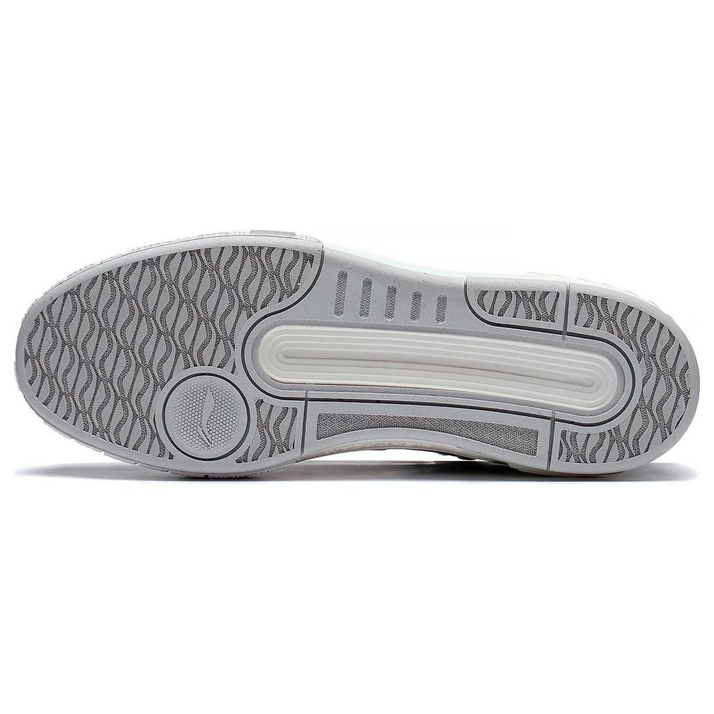 Li Ning Morning Glow Morning Glow Niedrige Skateboard-Schuhe Herren Glockenblumen Grau AGCS353-1
