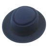 Retro woolen top hat, new hat for women and men, fashionable upturned hat temperament, advanced sense of shading and sun protection