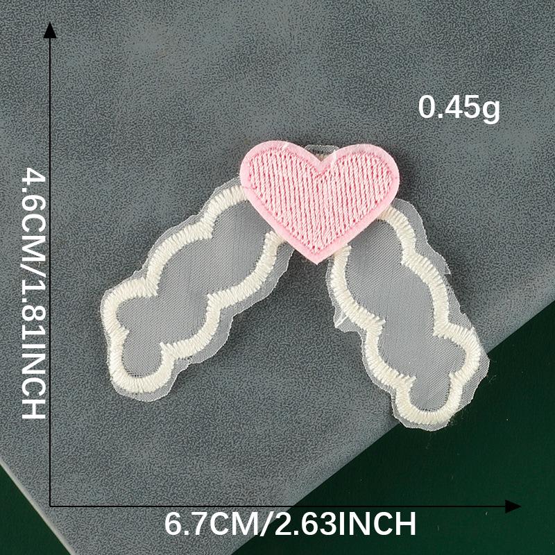 Duoku Original Love Cloth Label Accessories Socks Shoes And Hats Hair Accessories Lace Hairpin Accessories Headgear Brooch Embroidery Sticker