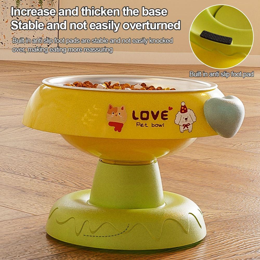 Non-slip Cat Food Bowl Elevated Cat Water Bowl Durable Cat Bowls  for Puppy Cat