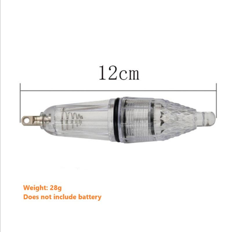 New! 12cm Lure Fish Light Waterproof Deep Drop Underwater Fish Attracting Lure Led Fishing Lamp For 300m