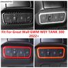 Cubierta del Panel de Control del Botón del Interruptor de las Lámparas del Faro del Coche, Adorno de Accesorios ABS para el Interior del Great Wall GWM WEY TANK 300 - 2025