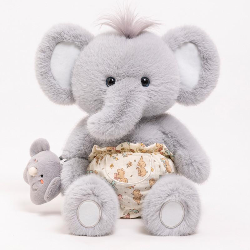 Goodnight Series Bear Rabbit Fox Elephant Plush Toys Animal Stuffed Doll Gift