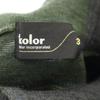 Kolor Made In Japan Wool Blend Long Sleeve High-gauge Milano Rib Layered Sweater Men's Used