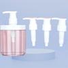 500/1000ml Pump Bottle Dispenser Clear Wide Mouth Shower Soap Dispenser PET Refillable Storage Bottle