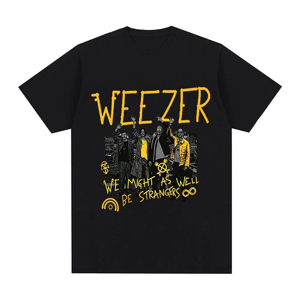 Weezer 2026 Bandtour T-Shirt Baumwolle Neue Alben Vorabveröffentlichung Grafikdruck T-Shirts Mode Damen Herren Lässig Rundhals Oberteile Sommer