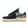 Nike Travis Scott X Air Force 1 Low Cactus Jack Unisex Sneakers Multi-Color Muted-Bronze Fossil CN2405-900
