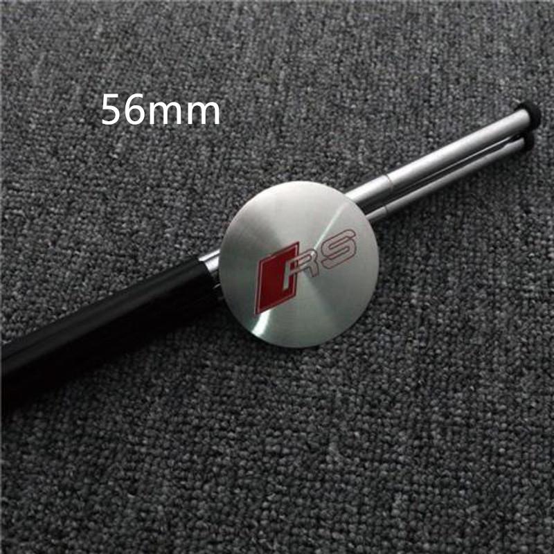 4PCS Car Badge Wheel Center Cover Stickers Hub Caps Decal 56mm/75mm/90mm For T3 A3 A4 A6 A7 A8 Q3 Q5 Q7 S3 S4 S5 S6 RS QW32s37