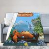 Grizzy and the Lemmings Blanket Quality Soft Warm Bedding Throws Spring Child Home Decor Funny Bedspread
